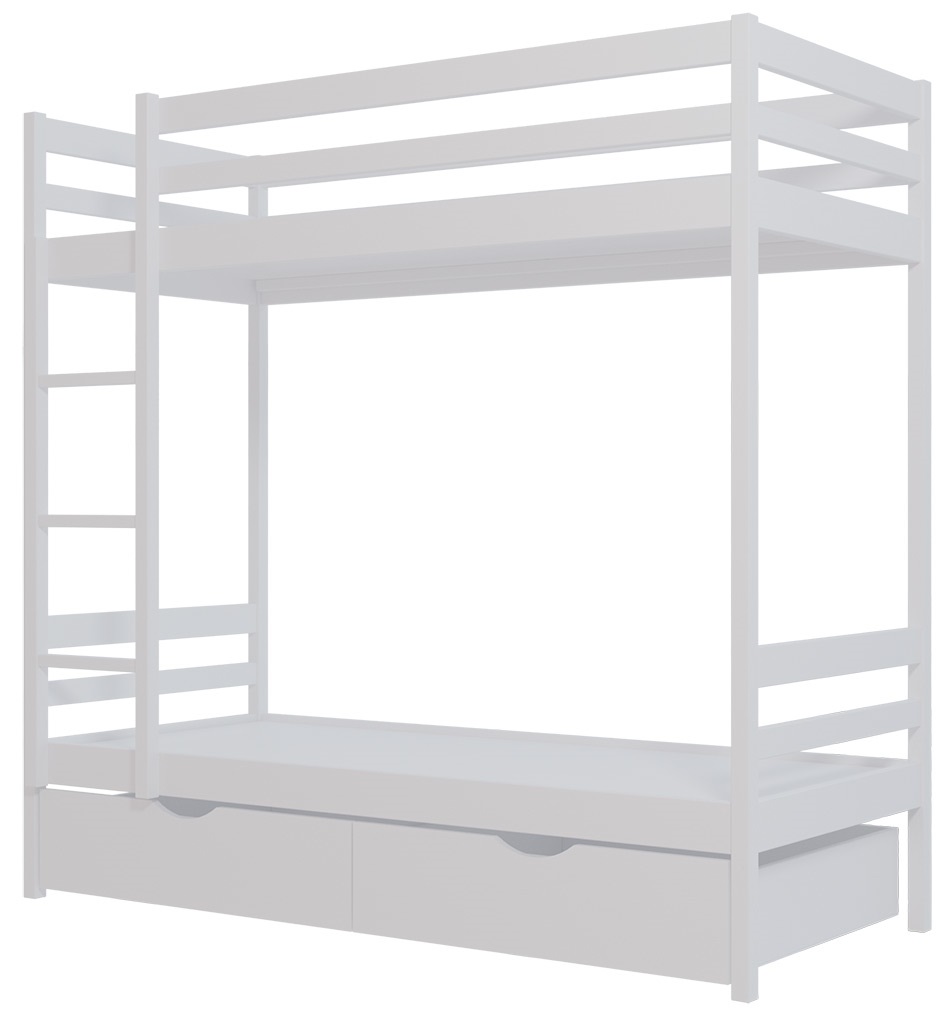 Фото Кровать двухъярусная №1 (СМ 80х190) с основанием от производителя Фант-мебель в Мариуполе по цене 28&nbsp;620 ₽