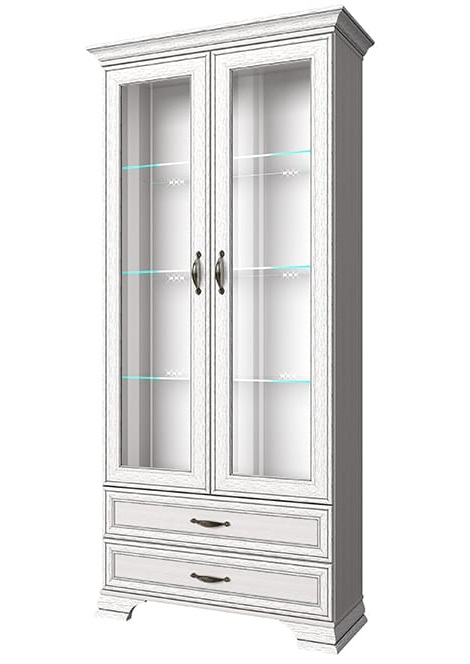 Фото Шкаф с витриной 2V2S Тиффани (Tiffany) от производителя Анрэкс в Мариуполе по цене 34 770 ₽