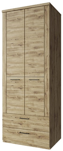 Фото Шкаф 2DG2S Дорсет (Doorset) (80) двухдверный от производителя Анрэкс в Мариуполе по цене 25 870 ₽
