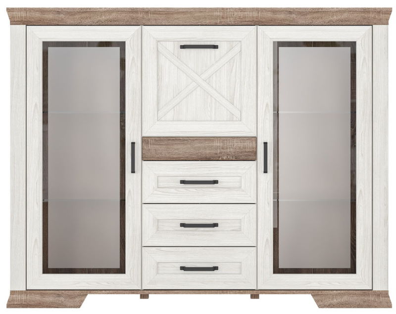 Фото Тумба Marselle KOM2W3S1K от производителя Black Red White (БРВ) в Мариуполе по цене 44 750 ₽