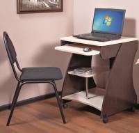 Фото stoly-kompyuternye стол компьютерный кс-600 (полка под клавиатуру лдсп в комплекте) производитель Бон-мебель