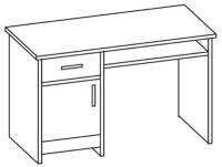 Фото kompyuternye-stoly-bez-nadstroyki стол компьютерный мальта производитель Ставрополь Мебель