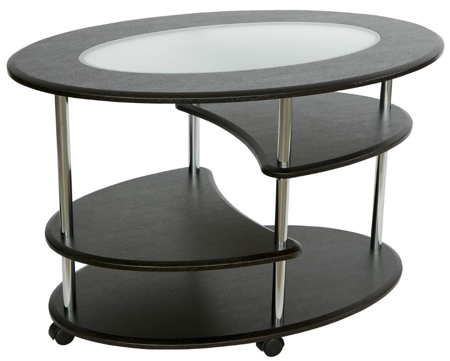 Фото Стол журнальный Эллипс (стекло) от производителя Калифорния в Мариуполе по цене 9&nbsp;060 ₽