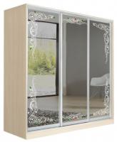 Фото shkafy-kupe-s-risunkom шкаф-купе оскар 3.3 (1,77х0,6х2,3 - 3 двери) производитель Мебель Маркет