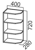 Фото  кухня арабика шкаф навесной ш400т производитель SV-мебель