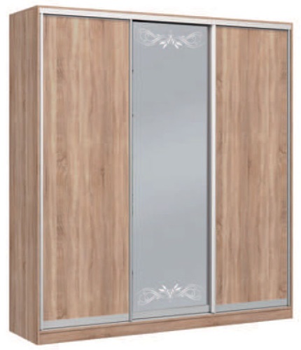 Фото Шкаф-купе Оскар 3.6 (1,77х0,6х2,4 - 3 двери) от производителя Мебель Маркет в Мариуполе по цене 57 400 ₽