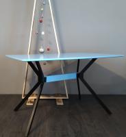 Стол обеденный DT-652 (металл, мдф-белый,  белый (La-alta) ) в Мариуполе от производителя 