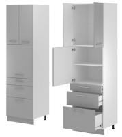 Кухня Монс пенал ПСВ-63 (белый, графит,(Леко)) в Мариуполе от производителя 