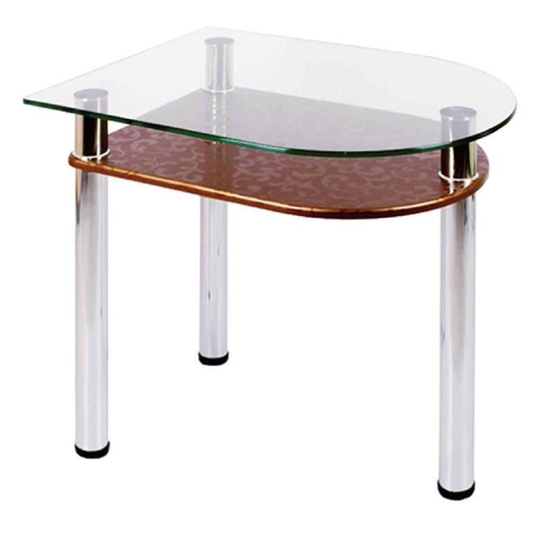 Фото Стол обеденный 4.4 с полкой  от производителя Мебель из стекла в Мариуполе по цене 4&nbsp;270 ₽