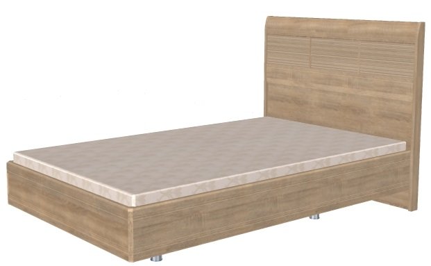 Фото Кровать односпальная Мелисса КР-2801 (СМ 120х200) с ламельным основанием от производителя Лером в Мариуполе по цене 30 480 ₽