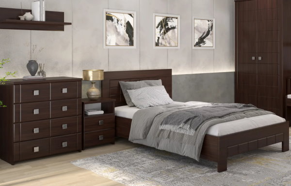 Фото Кровать двуспальная Изабель ИЗ-712К (СМ 160х200) без основания от производителя Компасс в Мариуполе по цене 20&nbsp;320 ₽