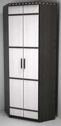 Фото Шкаф Ольга-13 (80) угловой  от производителя Фант-мебель в Мариуполе по цене 12 040 ₽