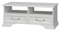 Тумба для ТВ Грация (2 ящ) (белый, белый (Браво-мебель) ) в Мариуполе от производителя 