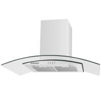 Вытяжка купольная Ancona plus 90 (900х500хh500(980)) (Материал Металл/Стекло , Цвет Белый/Прозрачный) в Мариуполе от производителя 