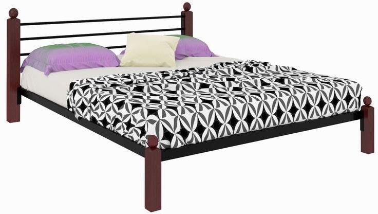 Фото Кровать двуспальная Милана Lux (СМ 180х200) трубка металл от производителя Милсон в Мариуполе по цене 19 680 ₽