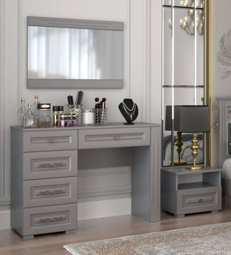 Фото Зеркало настенное Олимп с декоративными планками от производителя Браво-мебель в Мариуполе по цене 4&nbsp;420 ₽