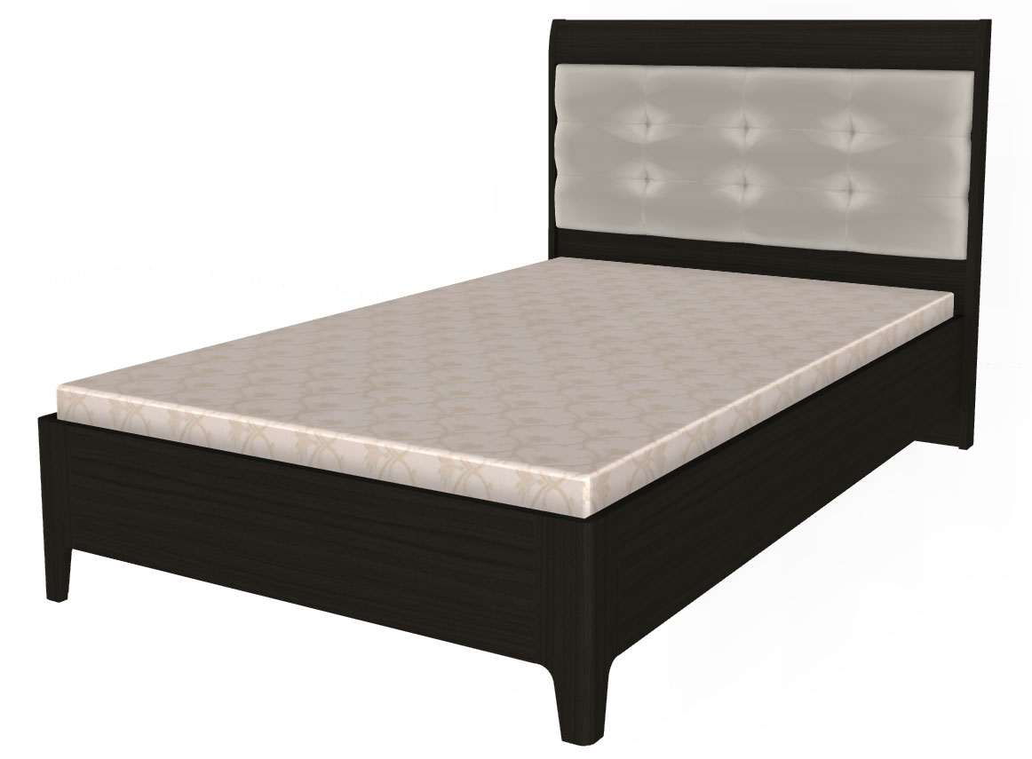 Фото Кровать односпальная Камелия КР-2071 (СМ 120х200) с ламельным основанием от производителя Лером в Мариуполе по цене 32&nbsp;050 ₽