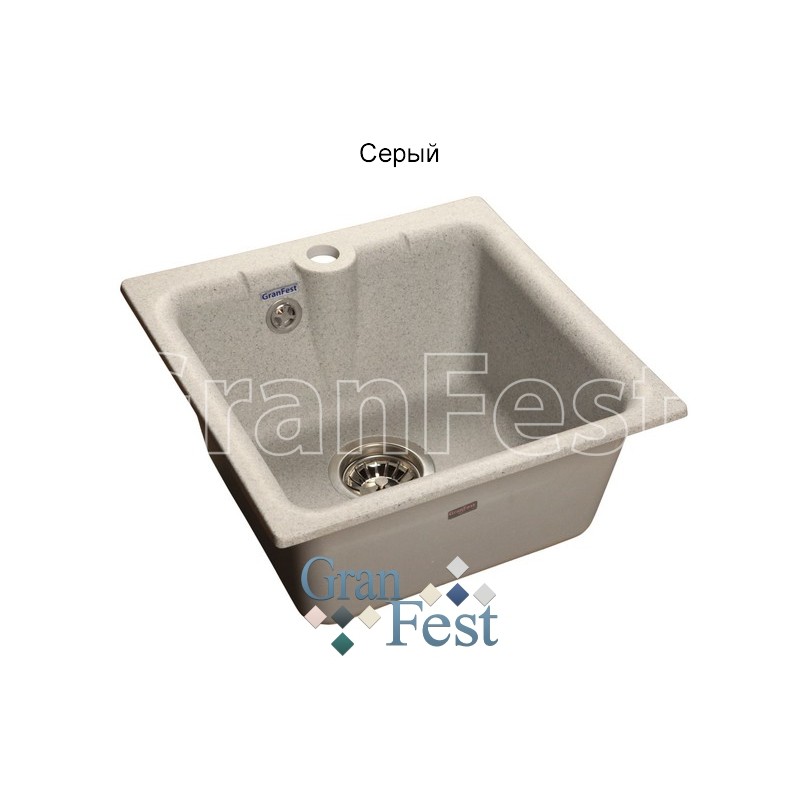 Фото Мойка Granfest GF-P420 (ГР 420х420хh200) (шир.ящ.min 400) от производителя Granfest в Мариуполе по цене 3 680 ₽