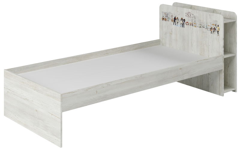 Фото Кровать односпальная Поло (СМ 90х200) с основанием от производителя Регина в Мариуполе по цене 8&nbsp;990 ₽