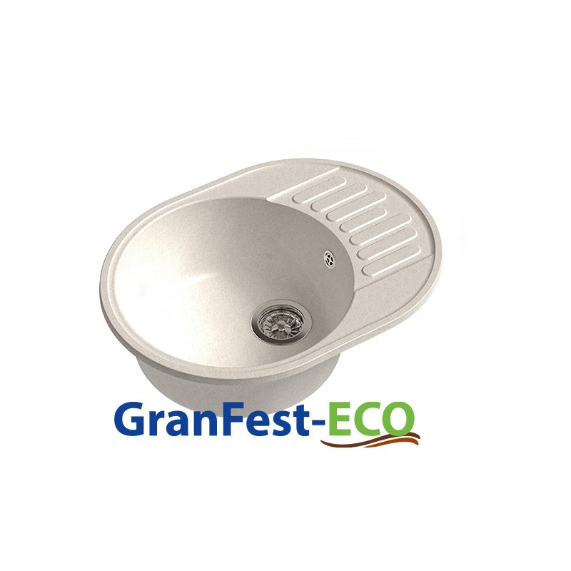 Фото Мойка Granfest eco-58 (ГР 620х480хh200) (шир.ящ.min 600) без сифона от производителя Granfest в Мариуполе по цене 3 020 ₽