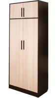 Шкаф Диана-4 №3 (80) двухдверный  (венге, дуб молочный,(Росток)) в Мариуполе от производителя 