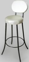 Стул барный Люкс  ( Обивка стула:кожзам , мусс светлый, в ассортименте, круглое (Модуль) ) в Мариуполе от производителя 