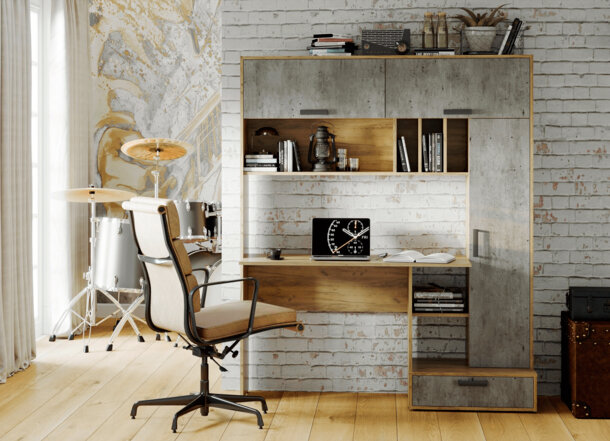 Фото Стол письменный Техно от производителя Мебелони в Мариуполе по цене 12 080 ₽