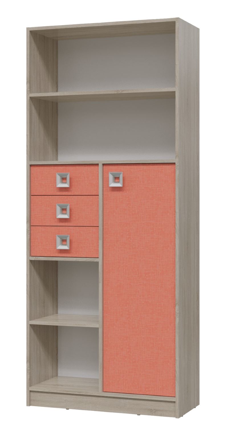 Фото Шкаф-стеллаж Сити с ящиками от производителя Гранд Кволити в Мариуполе по цене 13&nbsp;560 ₽