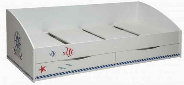 Фото Кровать односпальная Фея-3 (симметричная) (СМ 90х200) с основанием от производителя Олмеко в Мариуполе по цене 14 030 ₽