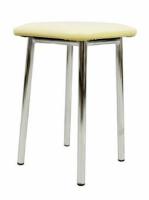 Табурет Т5 ( Обивка стула:кожзам , хром, в ассортименте, квадратное (Европа-Д) ) в Мариуполе от производителя 