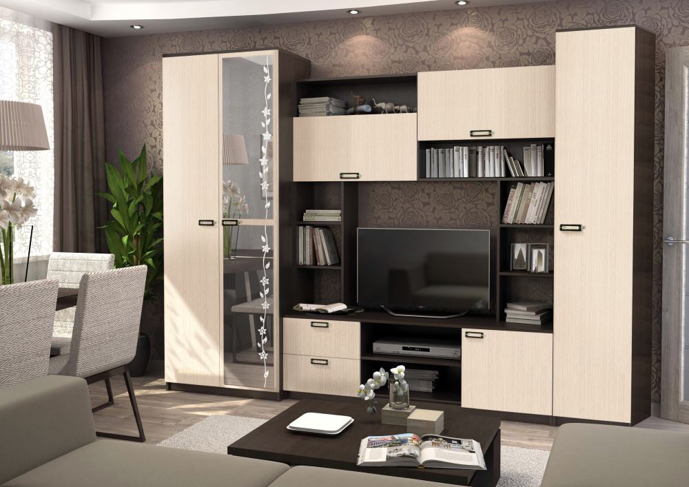 Фото Стенка Аллегро вар.№6 ЛДСП от производителя Диал в Мариуполе по цене 20&nbsp;050 ₽