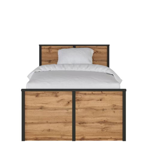 Фото Кровать односпальная Loft LOZ120x200 (СМ 120х200) с основанием от производителя Black Red White (БРВ) в Мариуполе по цене 15 910 ₽