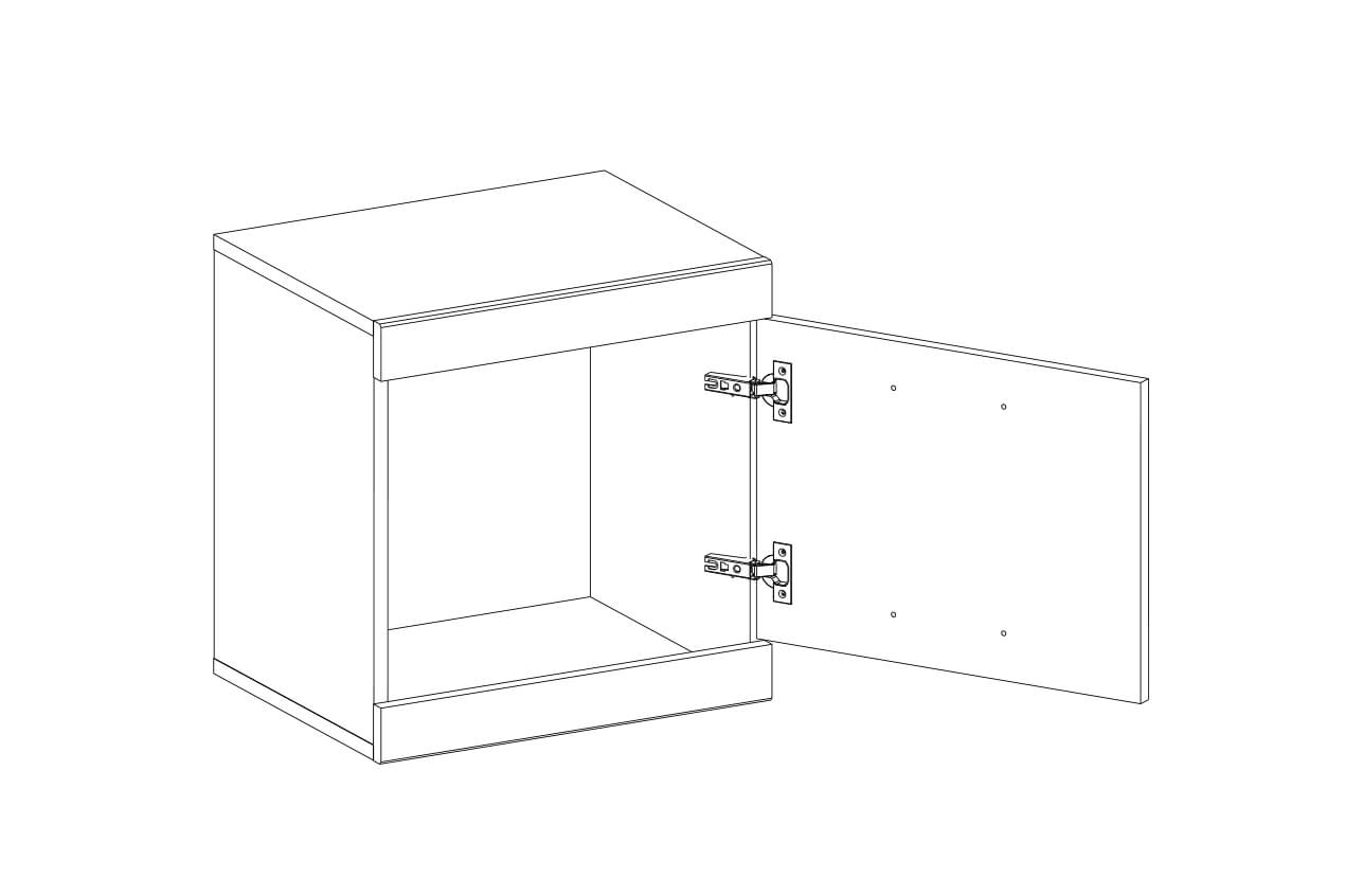 Фото Тумба 1D Оскар (Oskar) от производителя Анрэкс в Мариуполе по цене 3 600 ₽
