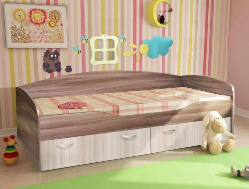 Фото krovati-detski кровать односпальная-2 бриз  (гр 840х1950хh600) (см 800х1900) производитель Диал