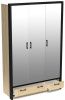 Фото Шкаф Бостон (135) трехдверный (3 зеркала) от производителя СБК в Мариуполе по цене 30&nbsp;910 ₽