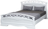Фото Кровать двуспальная Грация-1 (СМ 140х200) без основания с универсальными царгами от производителя Браво-мебель в Мариуполе по цене 15&nbsp;990 ₽
