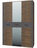 Фото Шкаф Куба ШР-3 (152) с зеркалом трехдверный от производителя Браво-мебель в Мариуполе по цене 34&nbsp;620 ₽