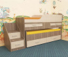 Фото Кровать 2-х ярусная Лесики (СМ 70х180/70х170) от производителя Пирамида в Мариуполе по цене 24&nbsp;220 ₽