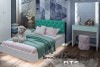 Фото Кровать односпальная Тифани КР-09 (СМ 120х200) от производителя Мебелони в Мариуполе по цене 18&nbsp;060 ₽