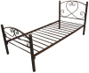 Фото Кровать односпальная Юлия-2-800 (СМ 80х190) основание металл трубка  от производителя Металл-Конструкция в Мариуполе по цене 10&nbsp;710 ₽