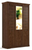 Шкаф Кантри (146) трехдверный (орех рибек, орех рибек,(СБК))