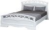 Фото Кровать двуспальная Грация-1 (СМ 160х200) без основания с универсальными царгами от производителя Браво-мебель в Мариуполе по цене 19&nbsp;850 ₽